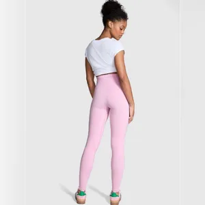 PINK Winter Seamless Classic Leggings Size S Pink Poodle NWT Stretchy thumbnail 4