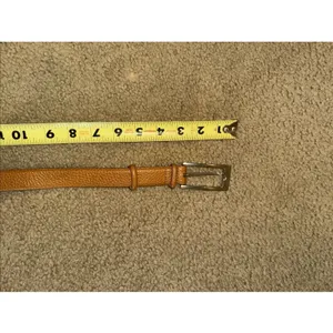 Talbots Womens Genuine Leather Belt Size XXL Brown 6336 Made In Italy thumbnail 6