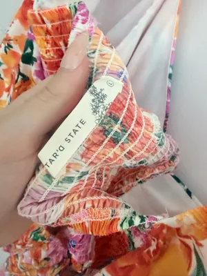 Altar'd State Dress Floral Mini thumbnail 3
