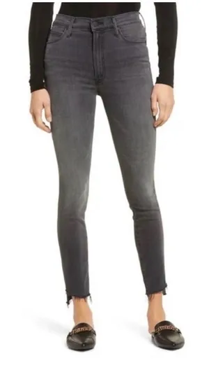 MOTHER The Stunner Zip Fly Ankle Step Fray Stretch Denim Jean Size 26 thumbnail 1