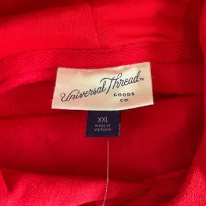 Universal Threads Red Love Graphic‎ Oversized Hoodie Sweatshirt XXL Flower Detail thumbnail 9