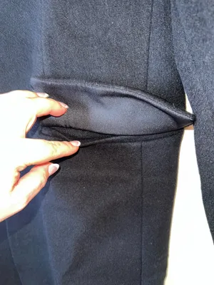 Quince Wool Cashmere Overcoat Black M NWT‎ Tailored Minimalist Coat thumbnail 6