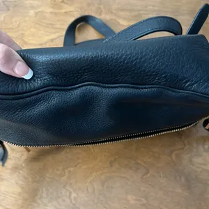 Michael Kors Black Leather Backpack thumbnail 6