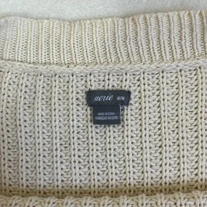 Aerie Women’s Oversized Long Sleeve Knit Sweater Size Medium thumbnail 5