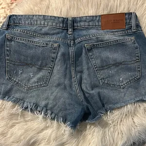 Lucky Brand Blue Distressed Jean Shorts thumbnail 2