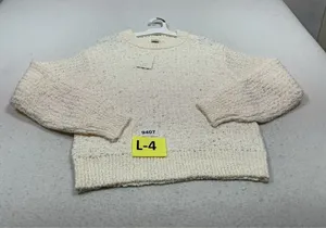 Womans NWT A New Day Long Sleeve Sweater Medium Cream thumbnail 1