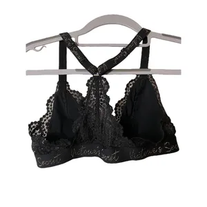 Victoria's Secret bra Bralette black lace Wireless Racerback Sz S‎ thumbnail 2