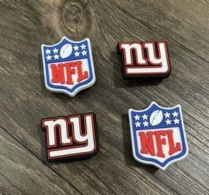 New York Giants Football Team Charm For Crocs Shoe Charms - 4 Pieces thumbnail 2