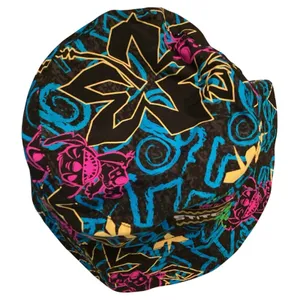 NWOT Disney Parks Lilo & Stitch Retro 90s Neon Collection Bucket Hat thumbnail 2