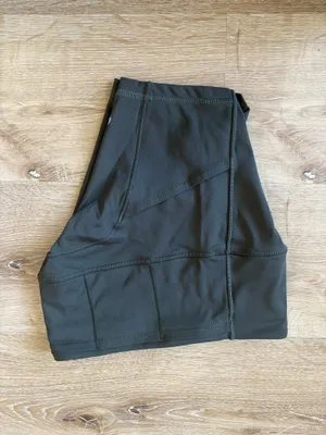 Lululemon High Rise Olive Green Biker Shorts with Pockets thumbnail 2