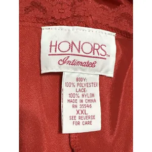 VTG Honor Intimates Women’s Size XXL Floral Lace Teddy Lingerie Nightie Bodysuit thumbnail 13