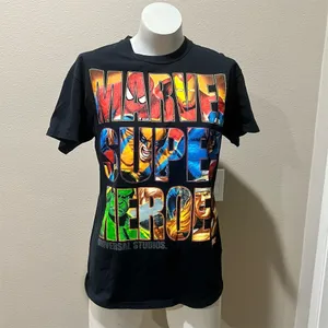 Marvel Super Heroes Unisex Graphic T-Shirt Multicolor Size M thumbnail 2