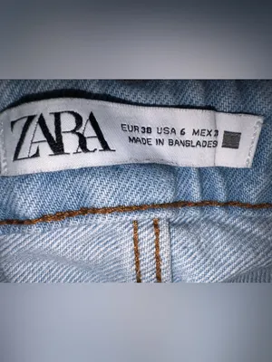 Zara Denim Shorts Size 6 thumbnail 4