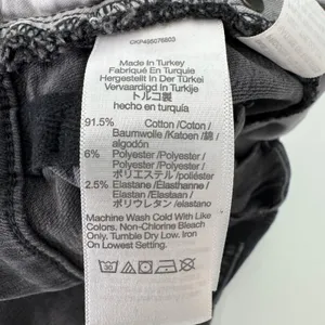 Madewell Flared Wide-Leg Jeans Size 31P‎ Gray Raw Hem High Rise Stretch Denim thumbnail 11