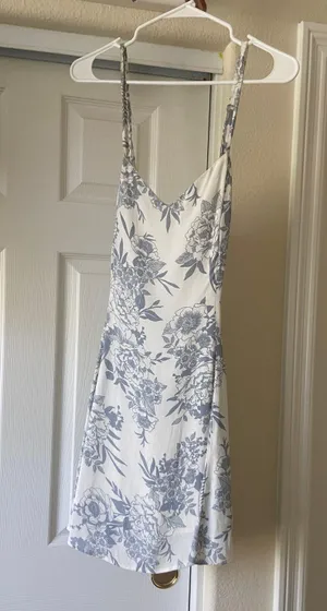 Lucy Love Blue And White Dress thumbnail 1