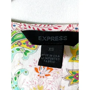 Vintage‎ y2k Express paisley print top thumbnail 6