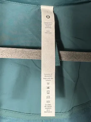 Lululemon Evergreen Cropped Full-Zip Hoodie Size 4 Green Jasper Wild‎ Indigo thumbnail 11