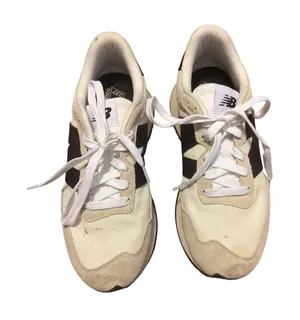 New Balance 237 Lifestyle Sneakers White Black‎ Suede WS237BW Mens 8 Womens 9.5 thumbnail 1
