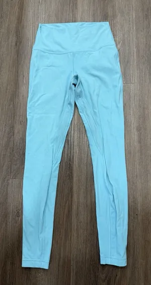 Lululemon Align Pants Womens 6 Blue Nylon‎ Stretch Mid Rise Athleisure Running thumbnail 1