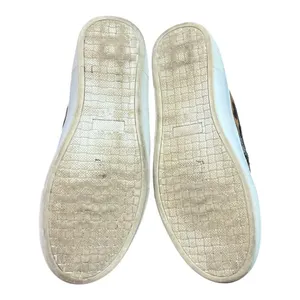 Mata Slip On Sneakers Womens 7.5 Plaid‎ Leopard Print Mixed Media Low Top Shoes thumbnail 10