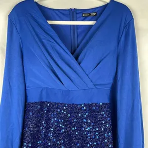 SHEIN Glamour Elegant Blue Formal Dress XL 12 thumbnail 3