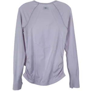Athleta Fastest Track Momentum Seamless Long Sleeve Ruched Top XS Purple Lilac thumbnail 2