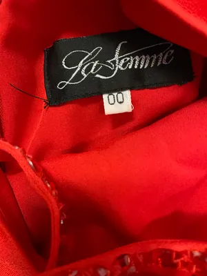 Red Formal Dress Size 00 thumbnail 6