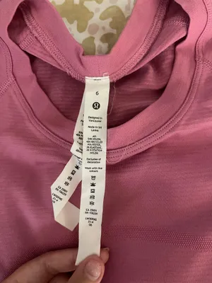 Lululemon Swiftly Tech Pink Short Sleeve thumbnail 3
