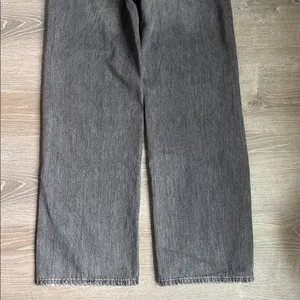 One teaspoon Jackson Mid Waist Wide Leg Denim Jeans - Charcoal Black 27 thumbnail 13