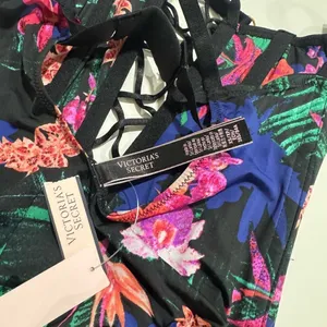 Victoria’S Secret Very Sexy Nwt Lace-Up Corset Teddy thumbnail 5