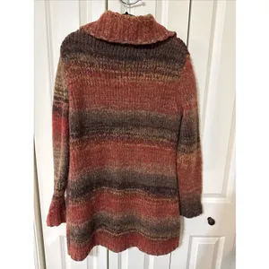 Women's Vintage Jones New York Wool Blend Long Button Up Sweater Y2K 90's Small thumbnail 3