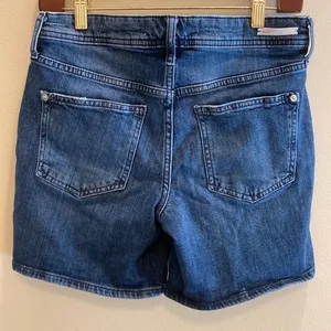 Anthropologie Pilcro and the Letterpress slim boyfriend denim jean shorts size 27 thumbnail 2