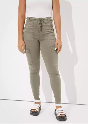 AMERICAN EAGLE Hi-Rise Cargo Jeggings thumbnail 1