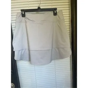 Footjoy Performance Layered Athletic Skort Gray Size L thumbnail 6