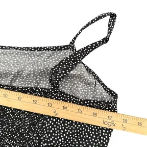 GAO Retro Black White Polka Dot Mini Fit Flare Dress Size M Pinup Rockabilly thumbnail 8