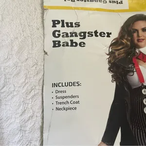 NEW Gangster Babe Halloween Mob Boss Costume Plus Size 5X thumbnail 5