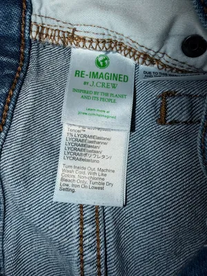 J. Crew Vintage Wash Straight-Leg Jeans in Medium Blue thumbnail 6