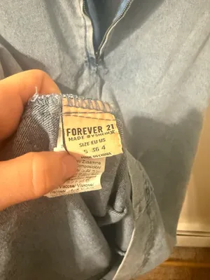 Denim Dress Forever 21 thumbnail 5