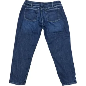 Silver Jeans Co Avery Skinny Crop Dark Wash 32x25 thumbnail 3