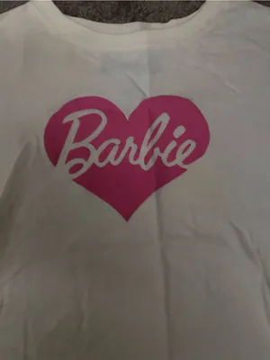 Barbie Cream Tee Shirt Size Small 0109 Pink thumbnail 2