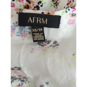 AFRM Floral V-Neck Midi‎ Dress - XS - Multicolor V-Neck Summer Party Boho thumbnail 10