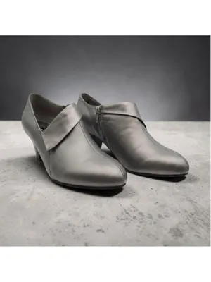 AJ Valenci Leather Shooties Comfort Shoes Boots 7.5 M Pewter thumbnail 8