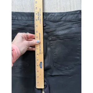 Good American Good Classic Coated Jeans Women's 14/32 Black‎ Stretch High Rise thumbnail 8