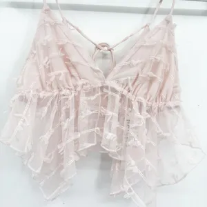 Urban Outfitters Womens‎ Tabatha Lace 3D Bow Coquette Babydoll Cami Pink Size XS thumbnail 4