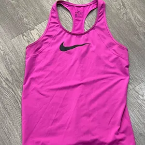 Nike Dri-Fit Womens Sz Small Hot Pink Tank Top Yoga Running thumbnail 1