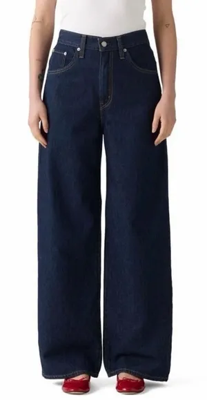 NWT Levi's 94 Baggy Wide Leg Jeans Women's Over Exposure Mid Rise- 29 x 31"‎ thumbnail 1