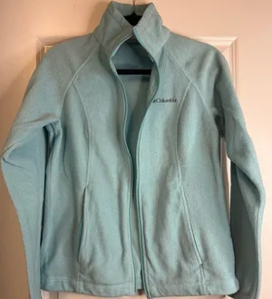 Women Columbia blue fleece jacket #fleecelove thumbnail 1
