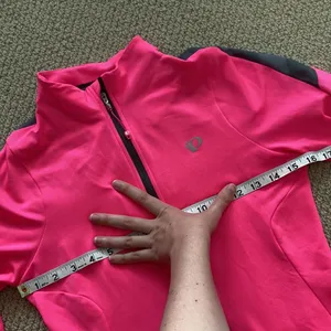 Pearl Izumi Elite Hot Pink Long Sleeve Cycling Jacket Jersey Pockets Like New S thumbnail 11