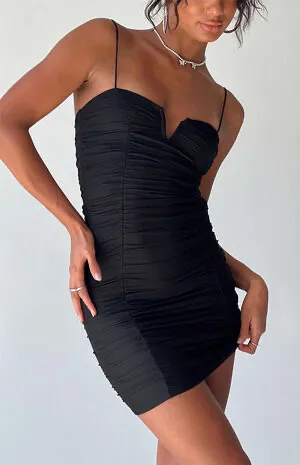 Princess Polly Black Mini Dress thumbnail 1