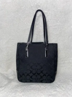 Coach Black Signature Tote Bag thumbnail 2